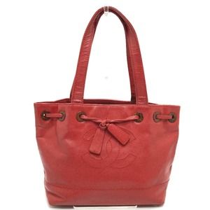 CHANEL Vintage Red Tote Bag